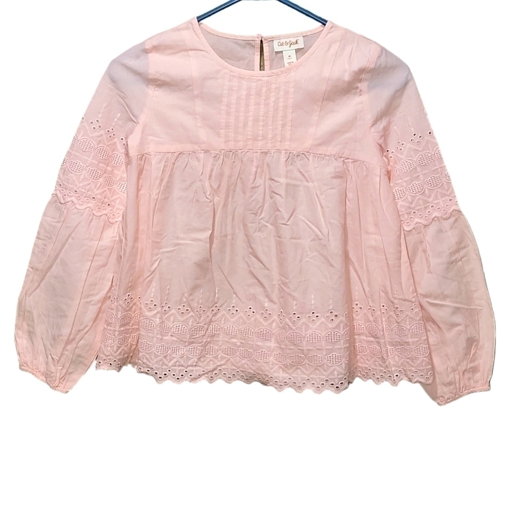 5/$25 Cat & Jack size medium Pink top NWT